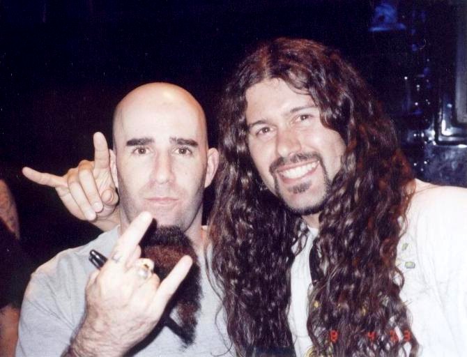 Leandro and Anthrax guitarist Scott Ian 080403