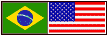 Brazil & USA flags